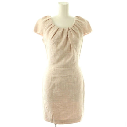 Dior Dress French Sleeve Knee Length 34 Pink