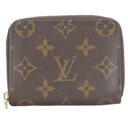Louis Vuitton Coin Case Zippy Purse Round Zipper Monogram Brown