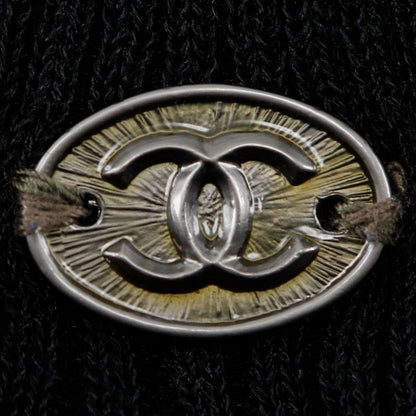 Chanel Short Sleeve Coco Mark Summer Knit P28461k00111 06P Cotton And Nylon