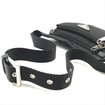 Prada Waist Pouch Nylon Tessuto Black