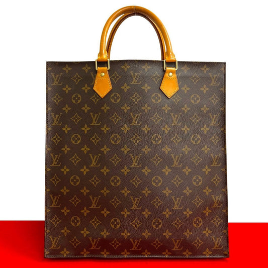 Louis Vuitton Vintage Sac Plat Leather Tote Business A4