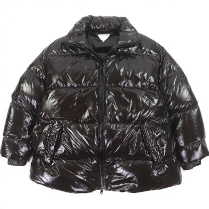 Bottega Veneta Double Zip Up Jacket Dark Brown