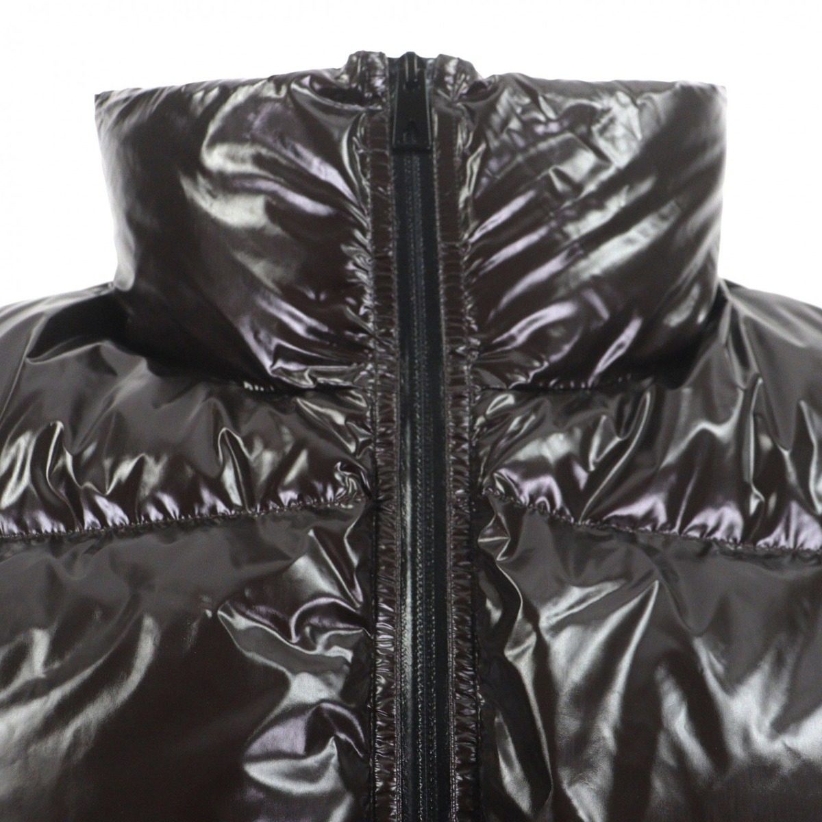 Bottega Veneta Double Zip Up Jacket Dark Brown — view 3