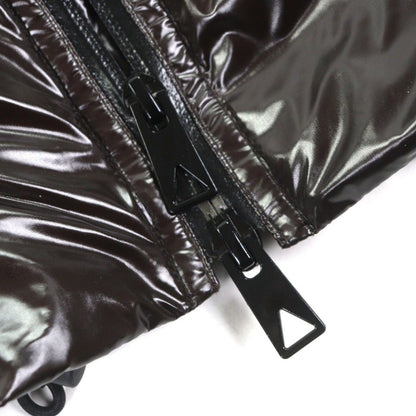 Bottega Veneta Double Zip Up Jacket Dark Brown — view 7