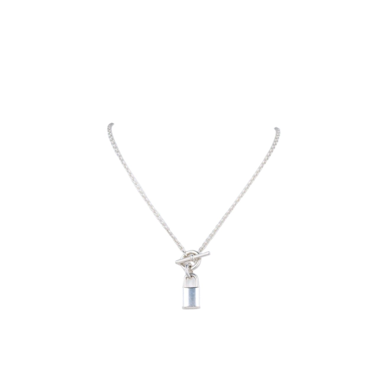 Hermes Kelly Cadenas Pendant Silver — view 2