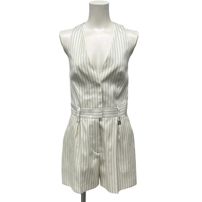 Louis Vuitton All in One 34 S Jao Ivory Black Short Striped Shoulder Bag