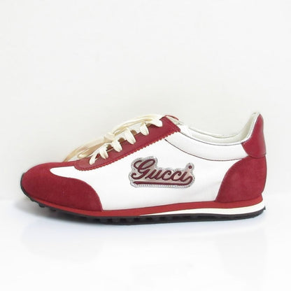 Gucci Side Logo Sneakers 35 White Red