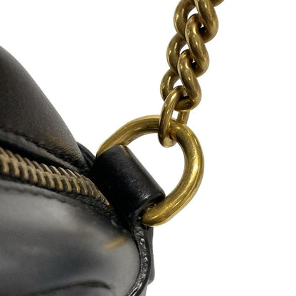 Gucci Shoulder Bag GG Marmont Quilted Mini Bag 448065 Black Chain Shoulder