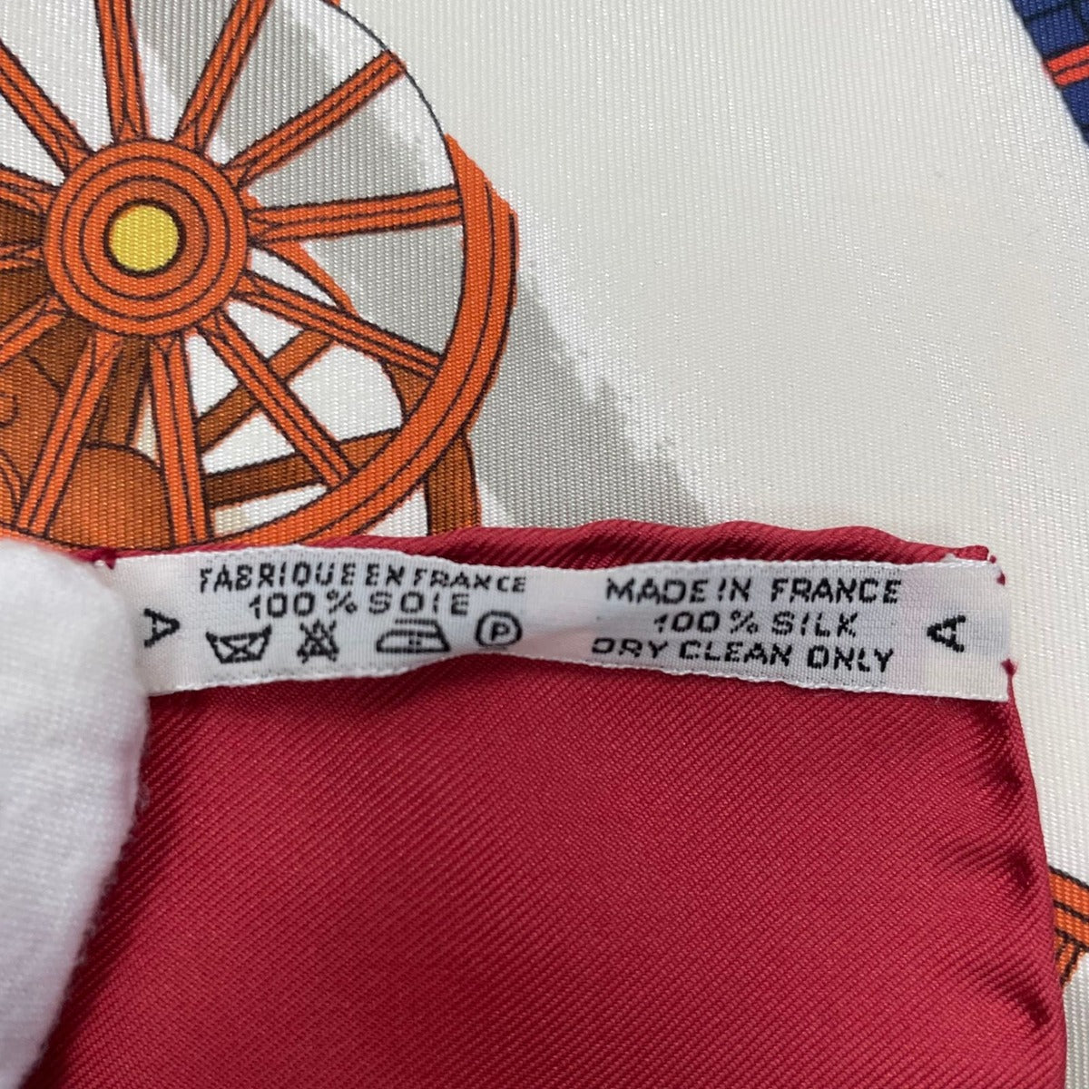 Hermes Scarf Carre 90 Lhiver en Poste Winter Mail Silk Red — view 11