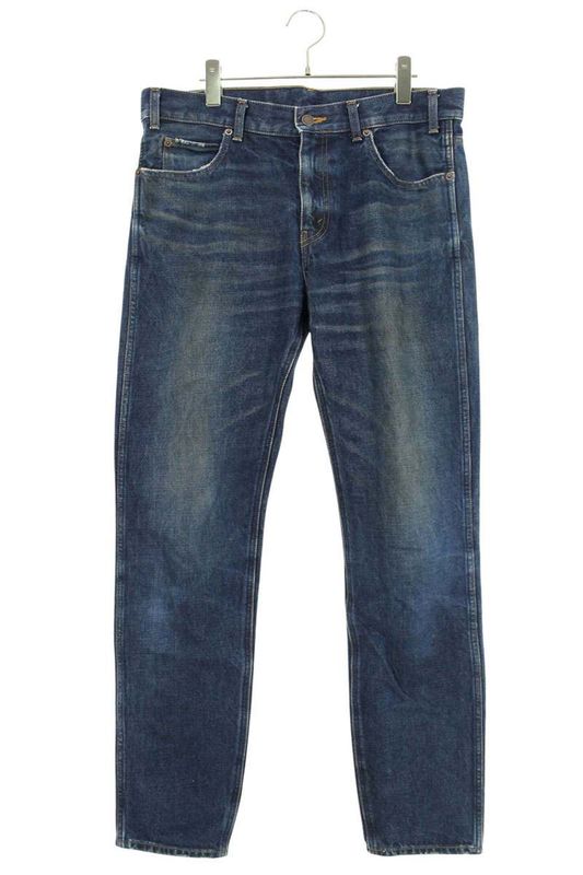 Celine 2n309789d Zip Fly Straight Denim Pants Men's 32