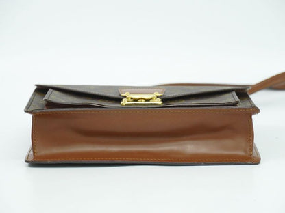 Authentic Louis Vuitton LV Monceau 26 Monogram 2WAY Shoulder Bag Handbag Brown