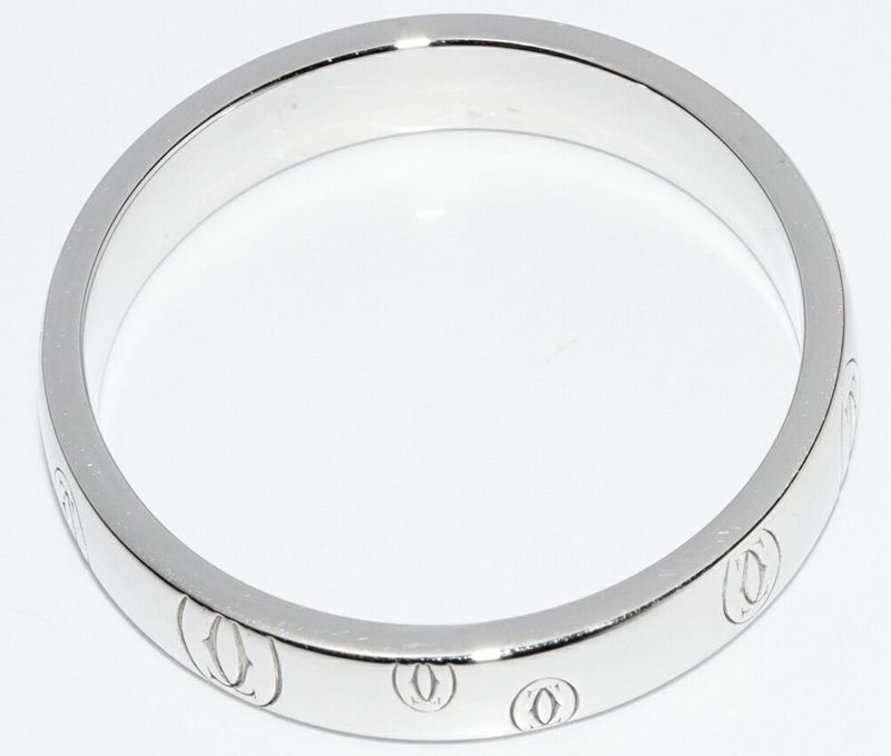 Cartier Ring Pt950 Happy Birthday Ring SM Logo Cartier Wedding Ring B40553