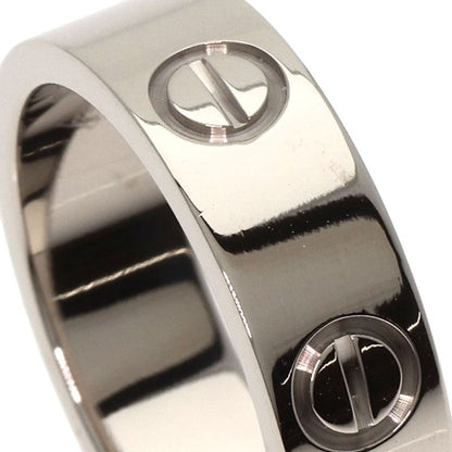 Cartier Love Ring #51 Ring - 18K White Gold Ladies