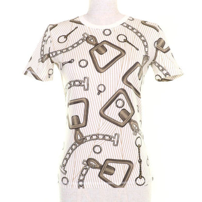 Hermes 24SS 4h4648dh Kaleidoscope Effect 100% Cotton Short Sleeve T-shirt