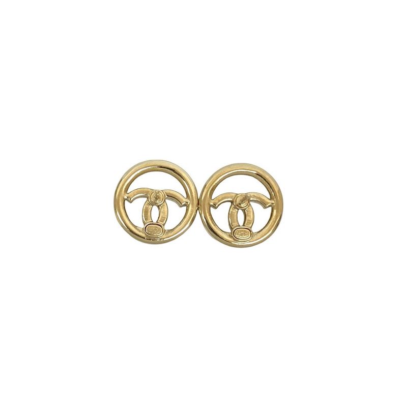 Chanel Coco Mark Motif Rhinestone Earrings Accessories 22AC