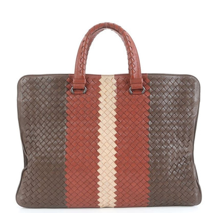 Bottega Veneta Intrecciato Woven Leather Business Bag Document Bag Briefcase