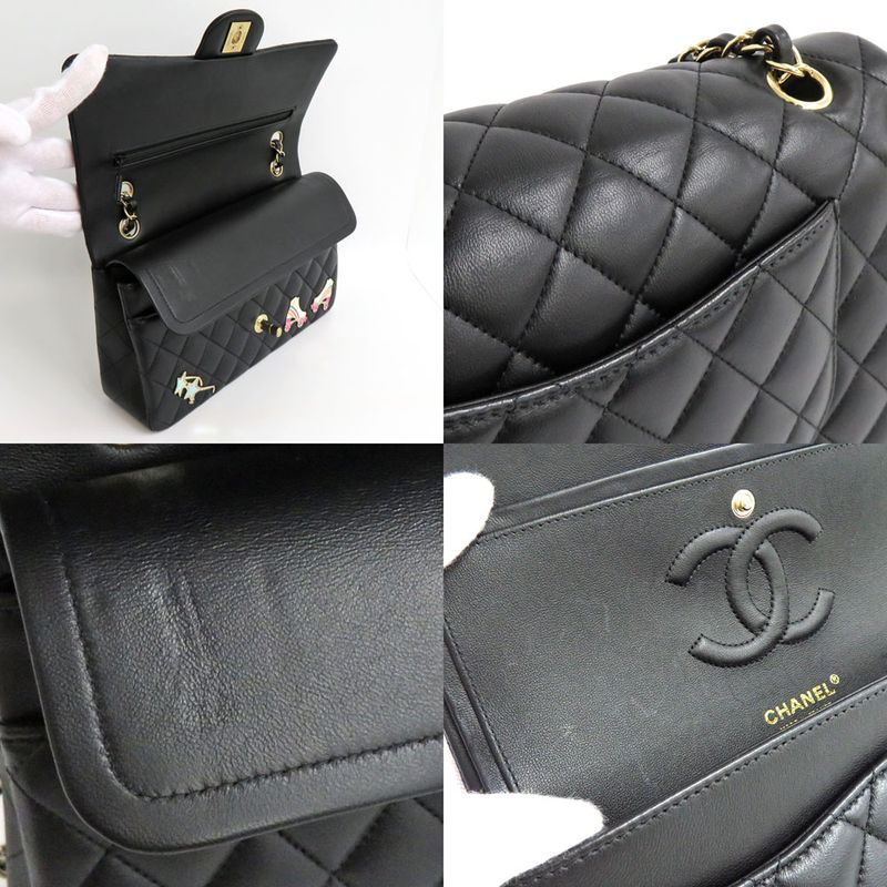 Chanel Matelasse 25 Double Flap Chain Shoulder Bag 2024 Cruise Badge
