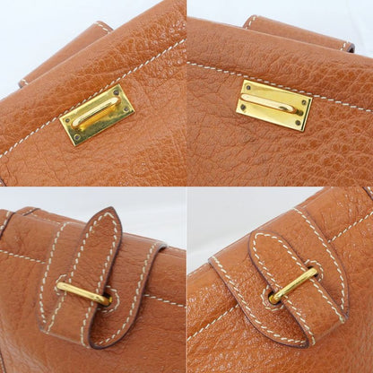 Hermes Cabas 40 Shoulder Tote Bag Gold Chable Coromandel OY Engraved