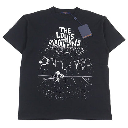 Louis Vuitton 23SS Hoy10w 100% Cotton LV Concert Print Logo Embroidery Crew