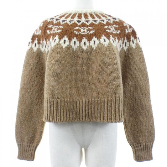 Celine Triomphe Crew Neck Sweater Knit