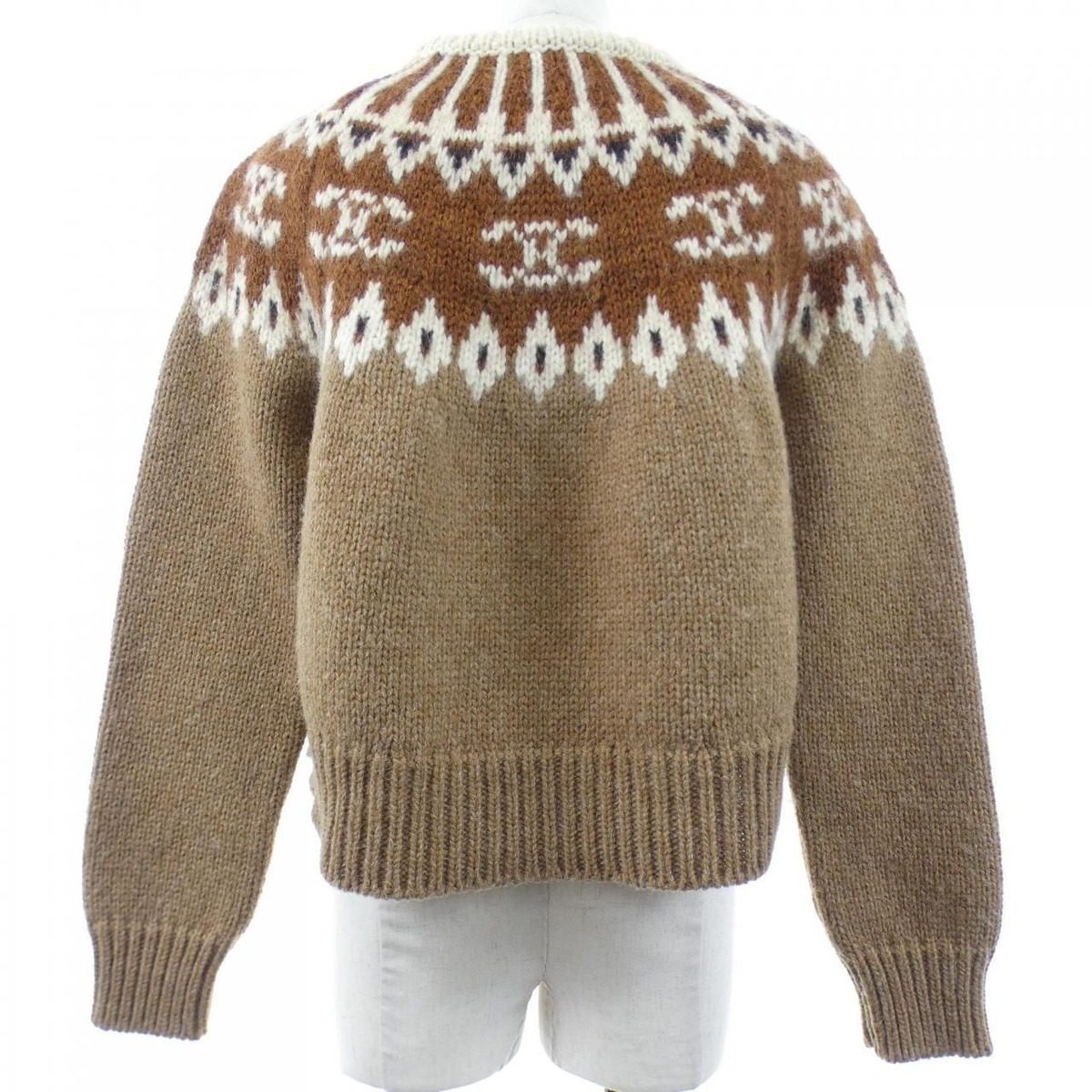 Celine Triomphe Crew Neck Sweater Knit — view 2