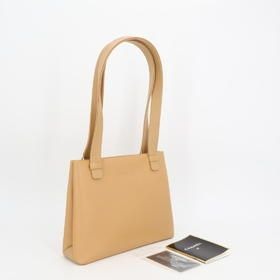 Chanel Logo Tote Shoulder Bag Leather