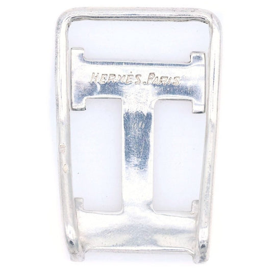 Hermes Constance Logo Money Clip Silver
