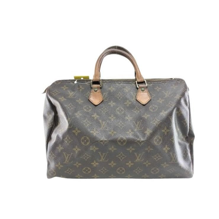 Louis Vuitton Handbag Speedy 35 Brown Monogram Canvas Mini — view 2