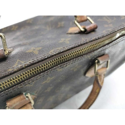 Louis Vuitton Handbag Speedy 35 Brown Monogram Canvas Mini — view 5
