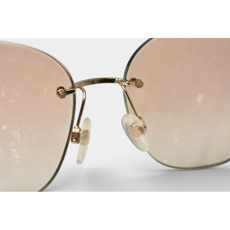 Chanel Sunglasses Eyewear Rimless Light Brown 4237 — view 7