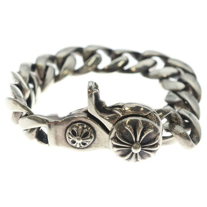 Chrome Hearts Clsc Chn Lnk Classic Link Clip Bracelet 13 Links Silver