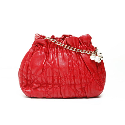 Dior Shoulder Bag Cannage Mini Pearl