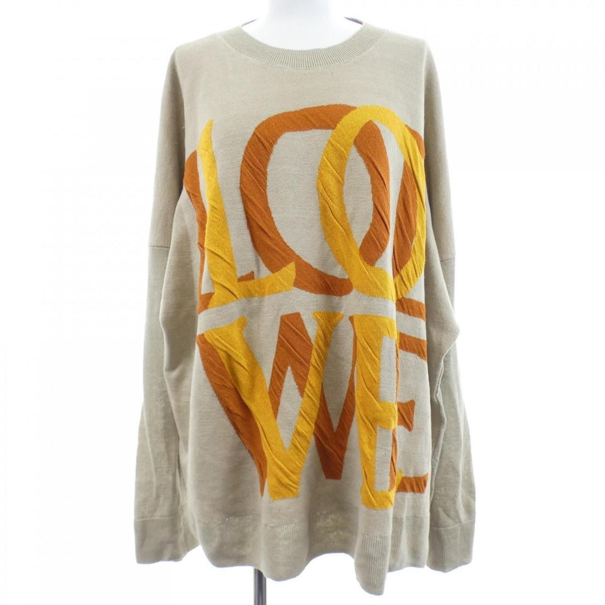 Loewe Knit Top Beige