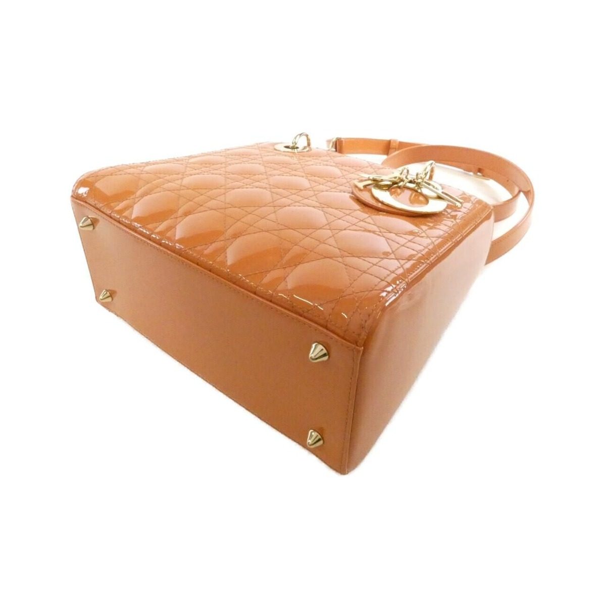 Dior Lady Bag Handbag Orange — view 3