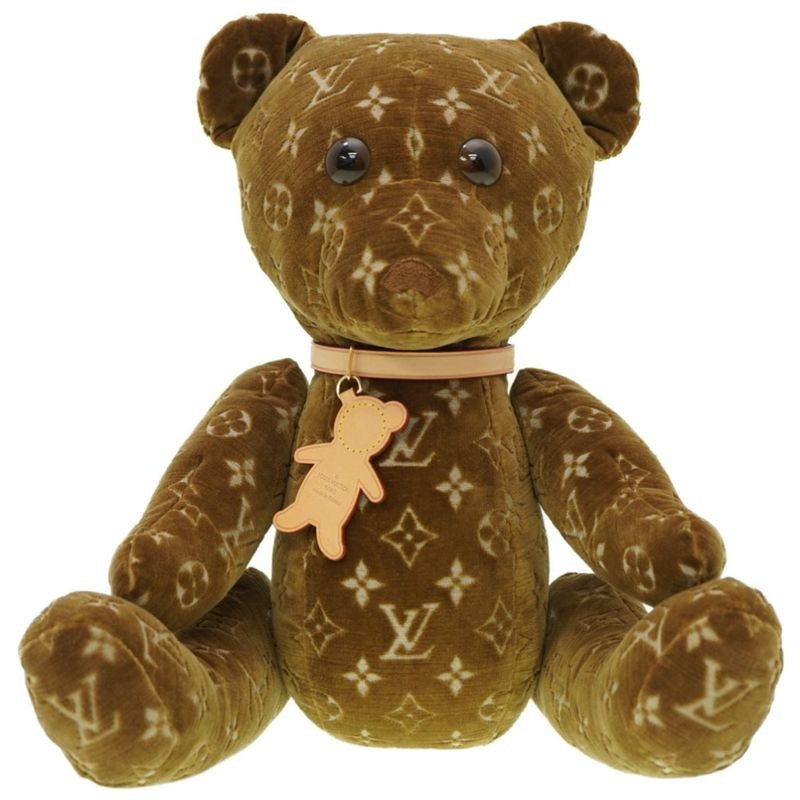 Louis Vuitton Monogram Doudou Teddy Bear Limited Edition 2021 Gi0739 Velour