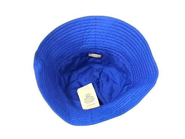 Gucci GG Marmont 100% Polyester Bucket Hat Hat Size M Men's Women's Blue
