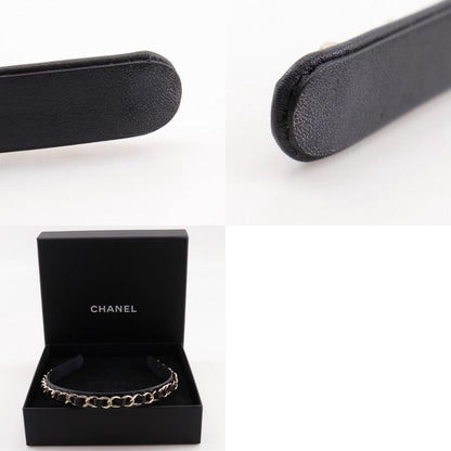 Chanel Catsuit Coco Mark Chain Lambskin Black/silver Women's Other Accessories