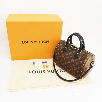 White Louis Vuitton Speedy Trunk 25 Monogram M26181 Handbag Shoulder - Mini