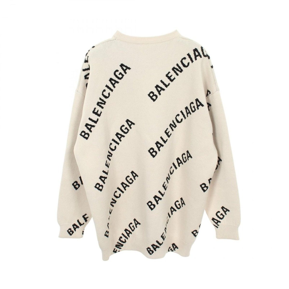 Balenciaga Knit Overall Logo Cotton Wool — view 2