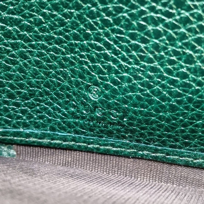 Gucci Zumi Round Zipper Long Wallet 570661 1147 Green