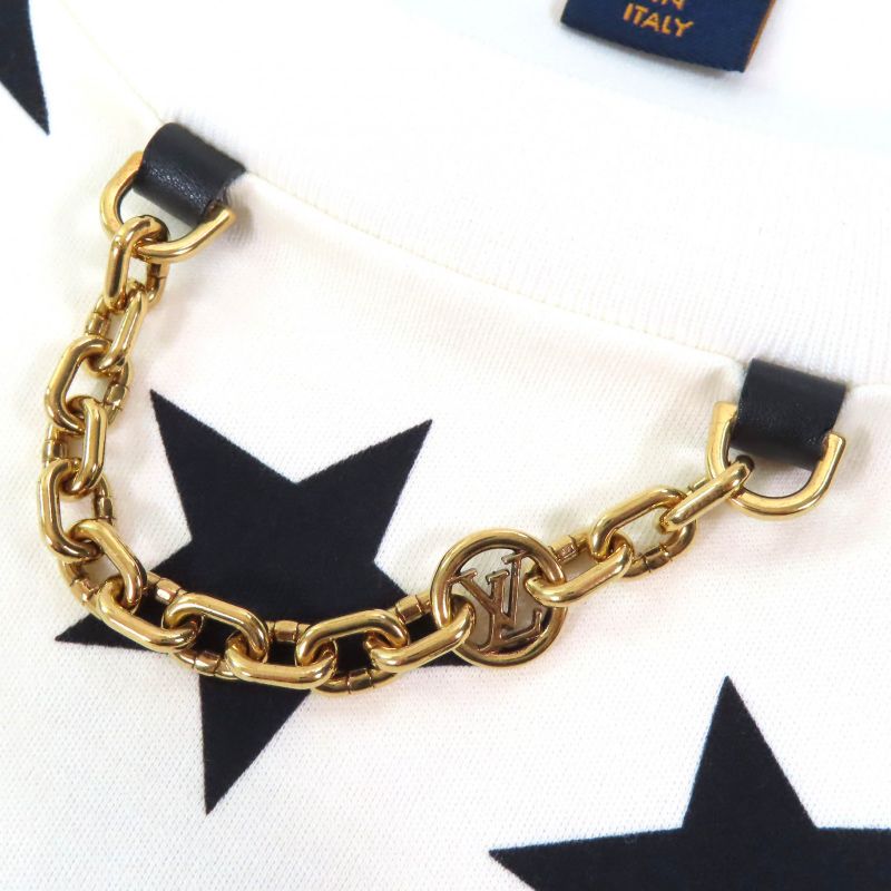 Louis Vuitton 22AW 1aa9wz 100% Cotton LV Logo Star Chain Crew Neck Short Sleeve