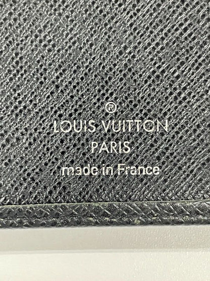 Louis Vuitton Taiga Portefeuille Brazza Long Wallet Billfold M32572 Ardoise