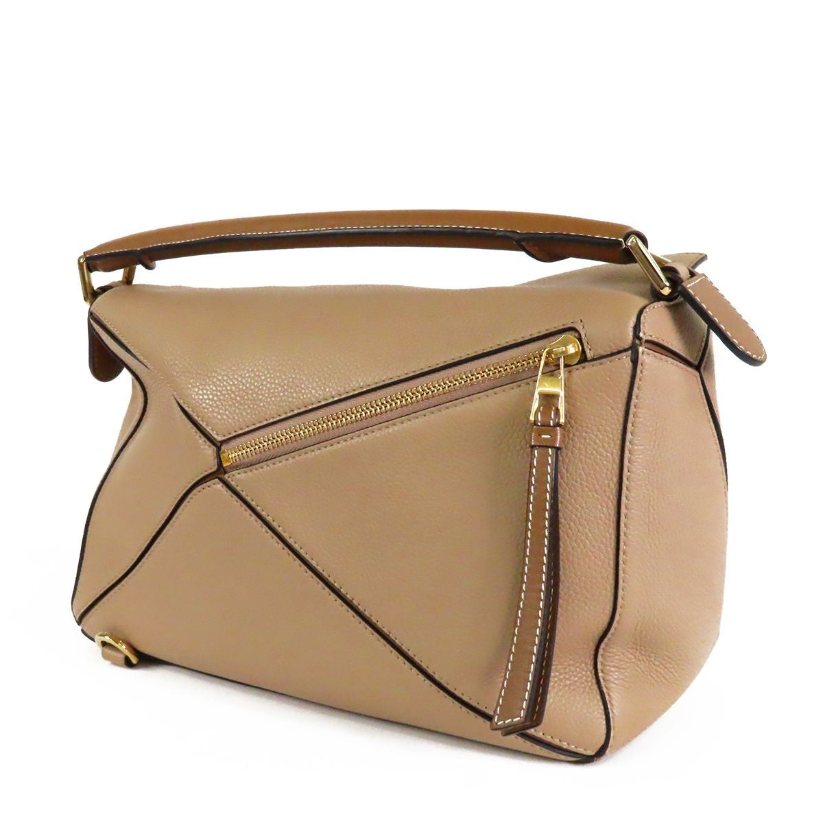 Loewe Puzzle Sand Leather 2-Way Shoulder Bag — view 2