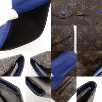 Louis Vuitton Portefeuille Josephine Three-fold M60164 Monogram Canvas Brown