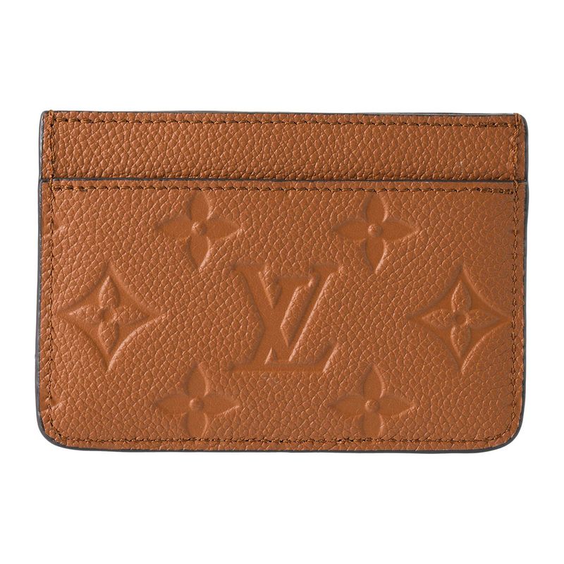 Louis Vuitton Card Case Porte Culte Surple Cognac