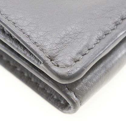 Balenciaga Paper Wallet Calf Unisex Trifold Wallet