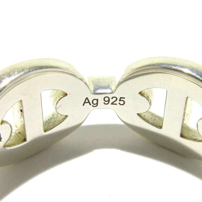 Hermes Ring 51 Chaine D'ancre Silver
