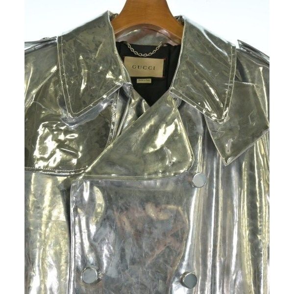 Gucci Trench Coat Silver — view 5