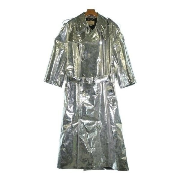 Gucci Trench Coat Silver