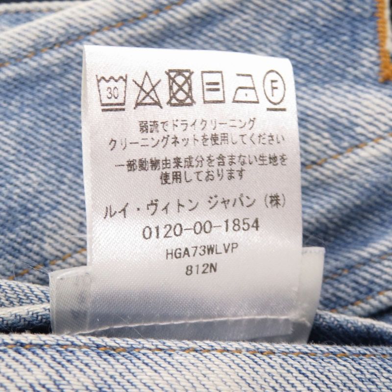 Louis Vuitton 19SS Double Front Virgil Abloh Hga73wlvp Cotton/leather Blue Size